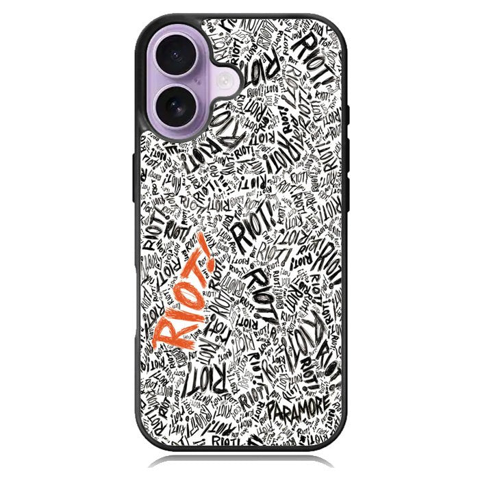 Paramore Riot Quote Black White iPhone 17 Case BC1769