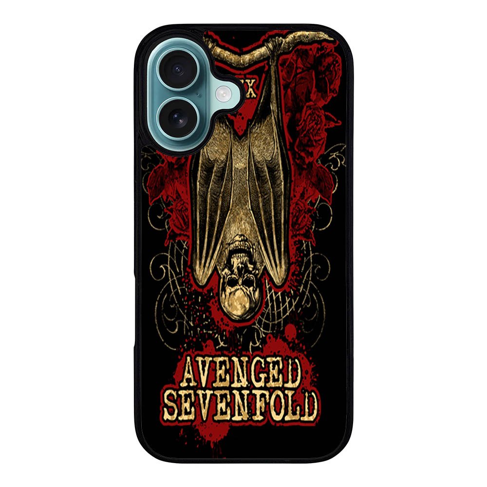Avenged Sevenfold A7X Deathbat Logo Case iPhone 16 Plus BC1772