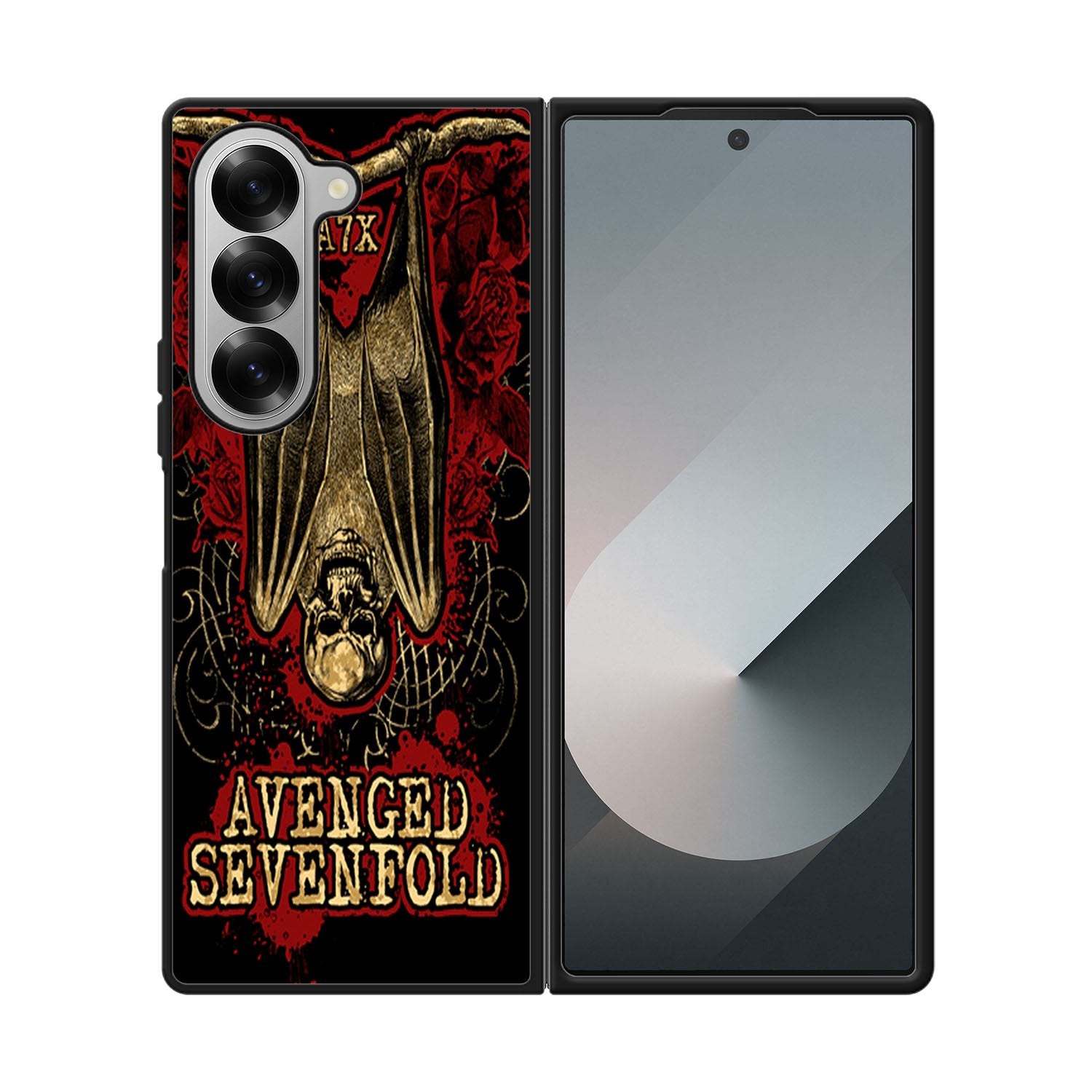 Avenged Sevenfold A7X Deathbat Logo Case Samsung Galaxy Z Fold 6 5G BC1772