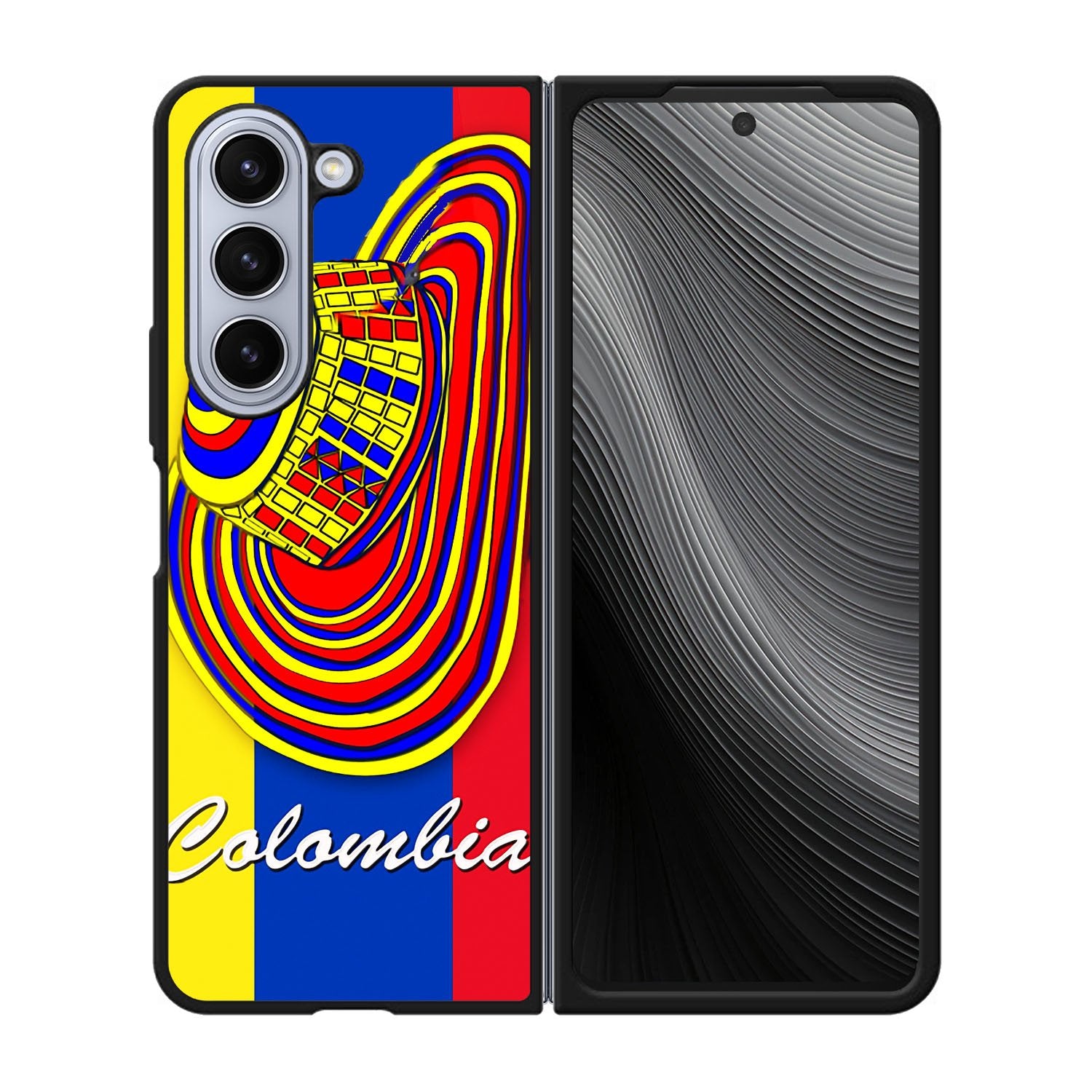 Colombia Colombian Flag Case Samsung Galaxy z Fold 5 5G BC1775