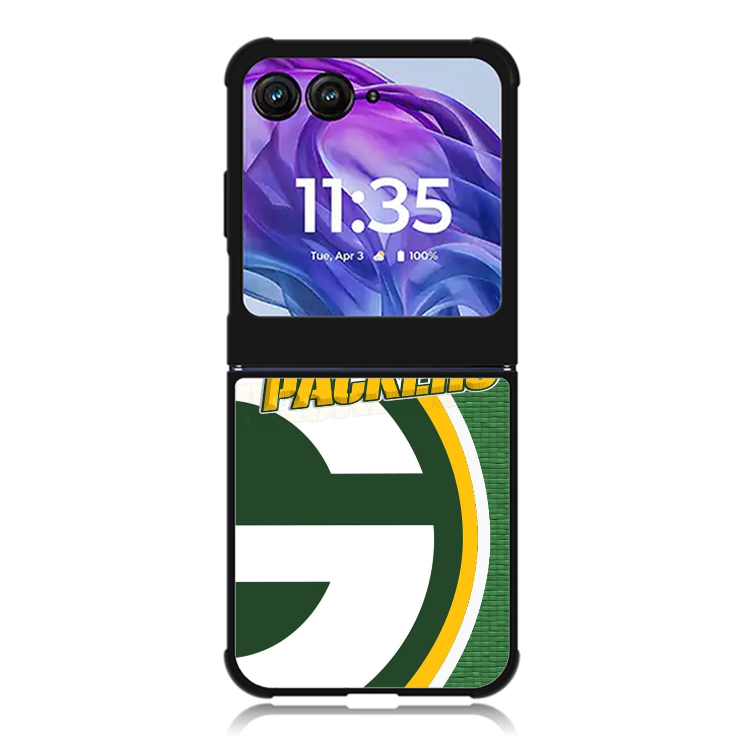 Green Bay Packers NFL Logo Motorola Moto Razr 2024 , Moto Razr 50 Case FE1782
