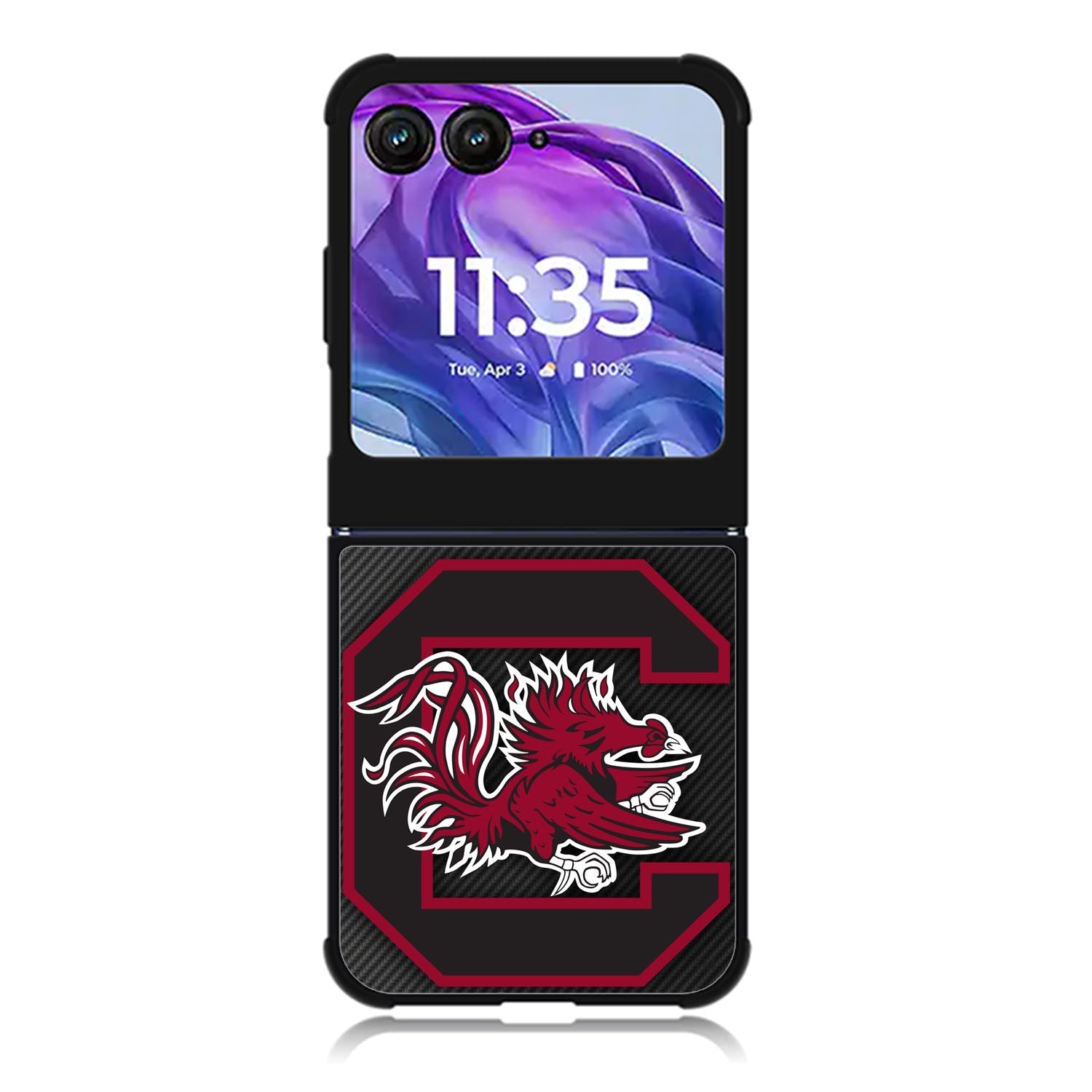USC University of South Carolina Gamecocks Logo Motorola Moto Razr 2024 , Moto Razr 50 Case FE1790