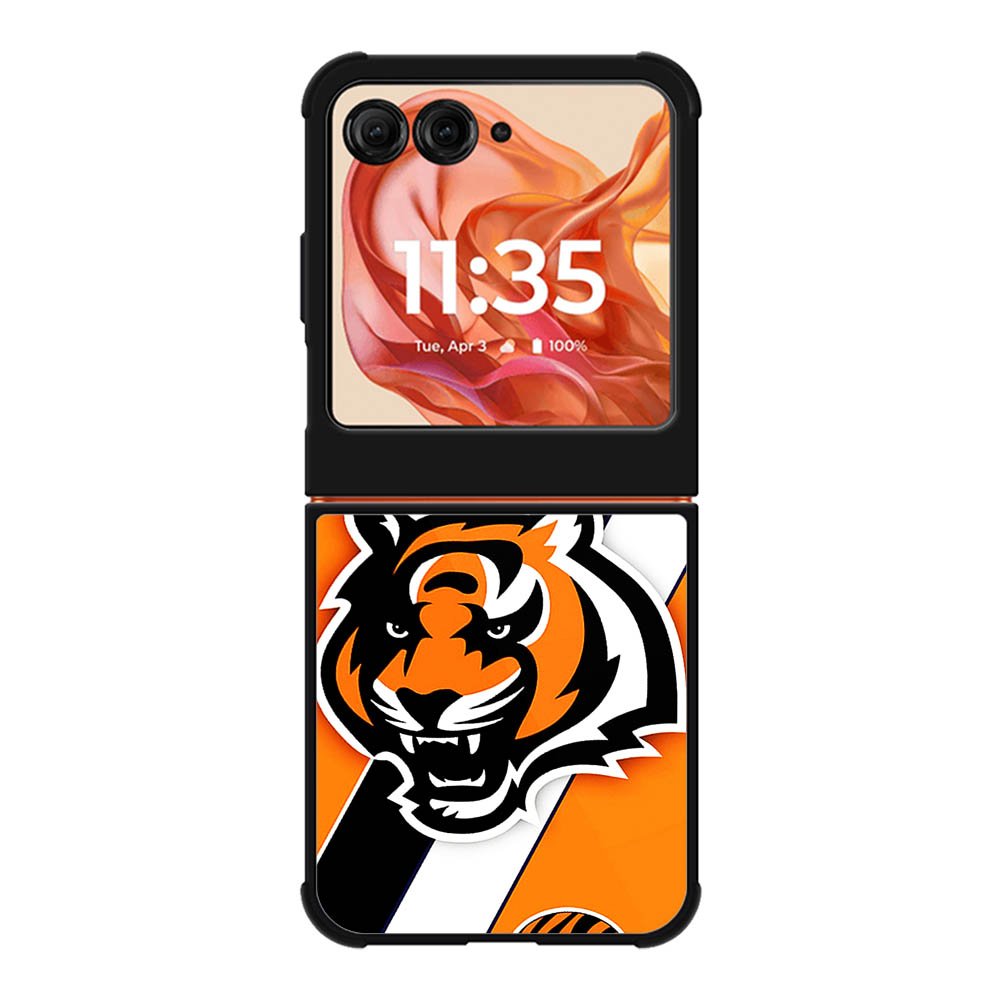Cincinnati Bengals Orange Motorola Moto Razr 2025/2024 , Moto Razr 60/50 Case BC1792
