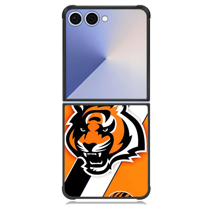 Cincinnati Bengals Orange Samsung Galaxy Z Flip 7 Case BC1792