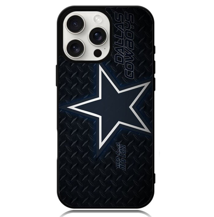 Metal NFL Dallas Cowboys NFL Team Logo Case iPhone 16 Pro BC1799
