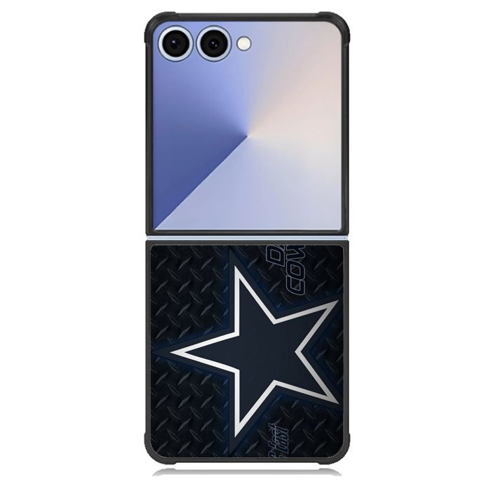 Metal NFL Dallas Cowboys NFL Team Logo Samsung Galaxy Z Flip 7 Case BC1799