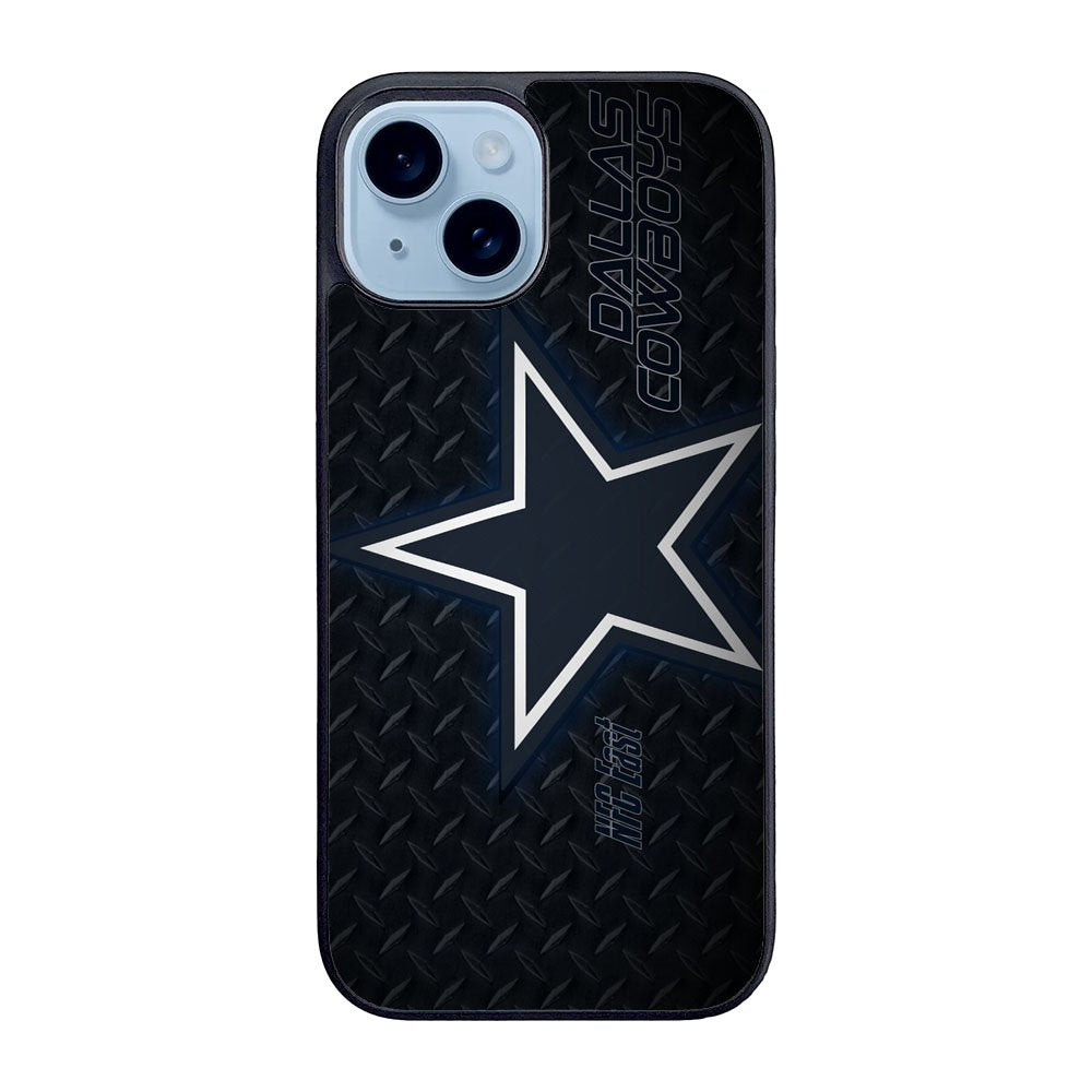Metal NFL Dallas Cowboys NFL Team Logo Case iPhone 15 Plus BC1799