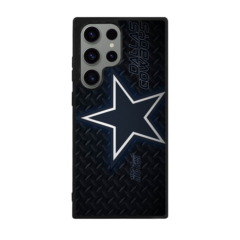 Metal NFL Dallas Cowboys NFL Team Logo Case Samsung Galaxy S25 Ultra 5G BC1799