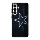Metal NFL Dallas Cowboys NFL Team Logo Samsung Galaxy S26 Plus Case BC1799