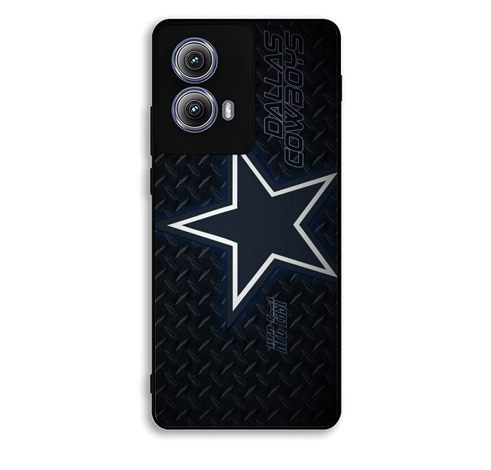 Metal NFL Dallas Cowboys NFL Team Logo Motorola Moto Edge 2024 Case BC1799