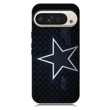 Metal NFL Dallas Cowboys NFL Team Logo Google Pixel 10 | Google Pixel 10 Pro Case BC1799