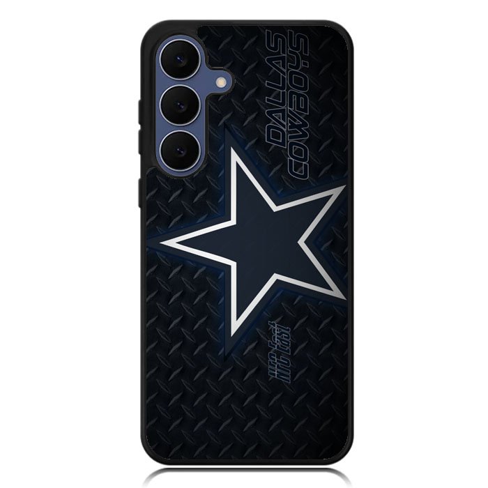 Metal NFL Dallas Cowboys NFL Team Logo Samsung Galaxy S25 FE Case BC1799