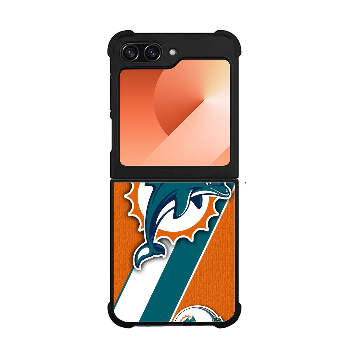 Miami Dolphins Coral Aqua Case Samsung Galaxy Z Flip 6 5G BC1802