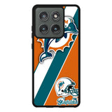 Miami Dolphins Coral Aqua Case Motorola Moto Edge 2025 BC1802