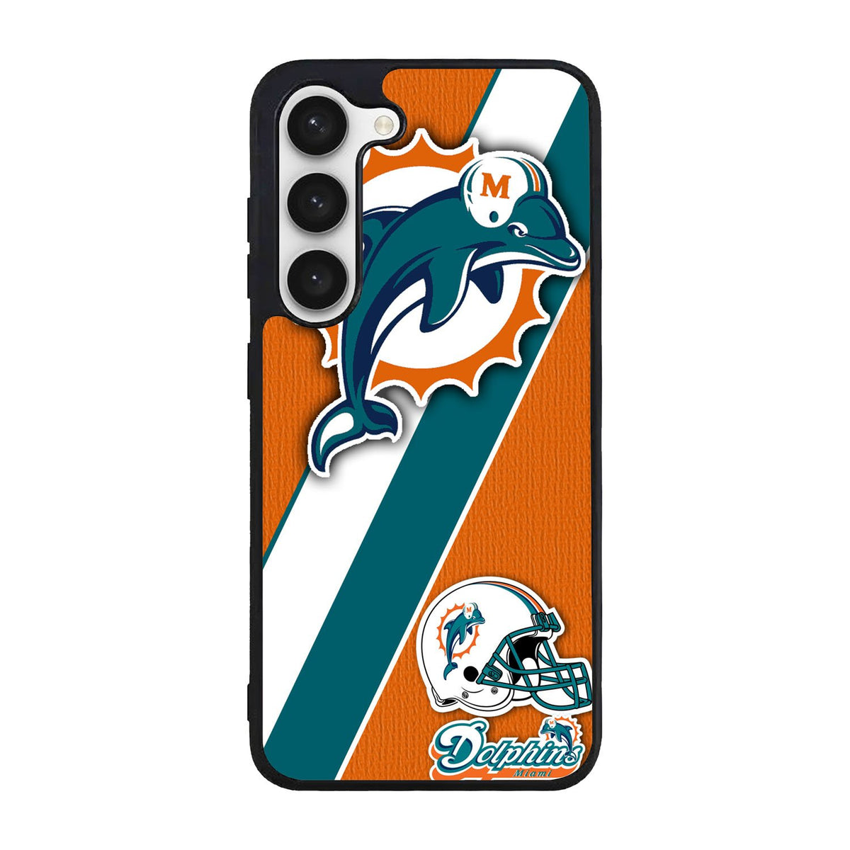 Miami Dolphins Coral Aqua Case Samsung Galaxy S24 FE 5G BC1802
