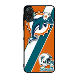 Miami Dolphins Coral Aqua Case Samsung Galaxy A07 BC1802