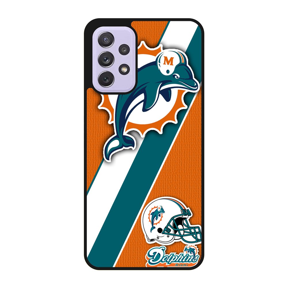 Miami Dolphins Coral Aqua Samsung Galaxy A23 5G Case BC1802