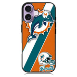 Miami Dolphins Coral Aqua iPhone 17 Case BC1802