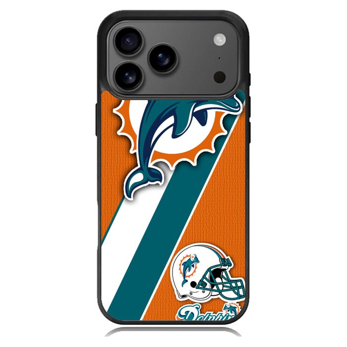 Miami Dolphins Coral Aqua iPhone 17 Pro Max Case BC1802