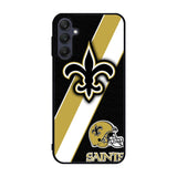New Orleans Saints Black Old Gold Samsung Galaxy A25 5G Case BC1804