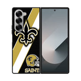 New Orleans Saints Black Old Gold Case Samsung Galaxy Z Fold 6 5G BC1804