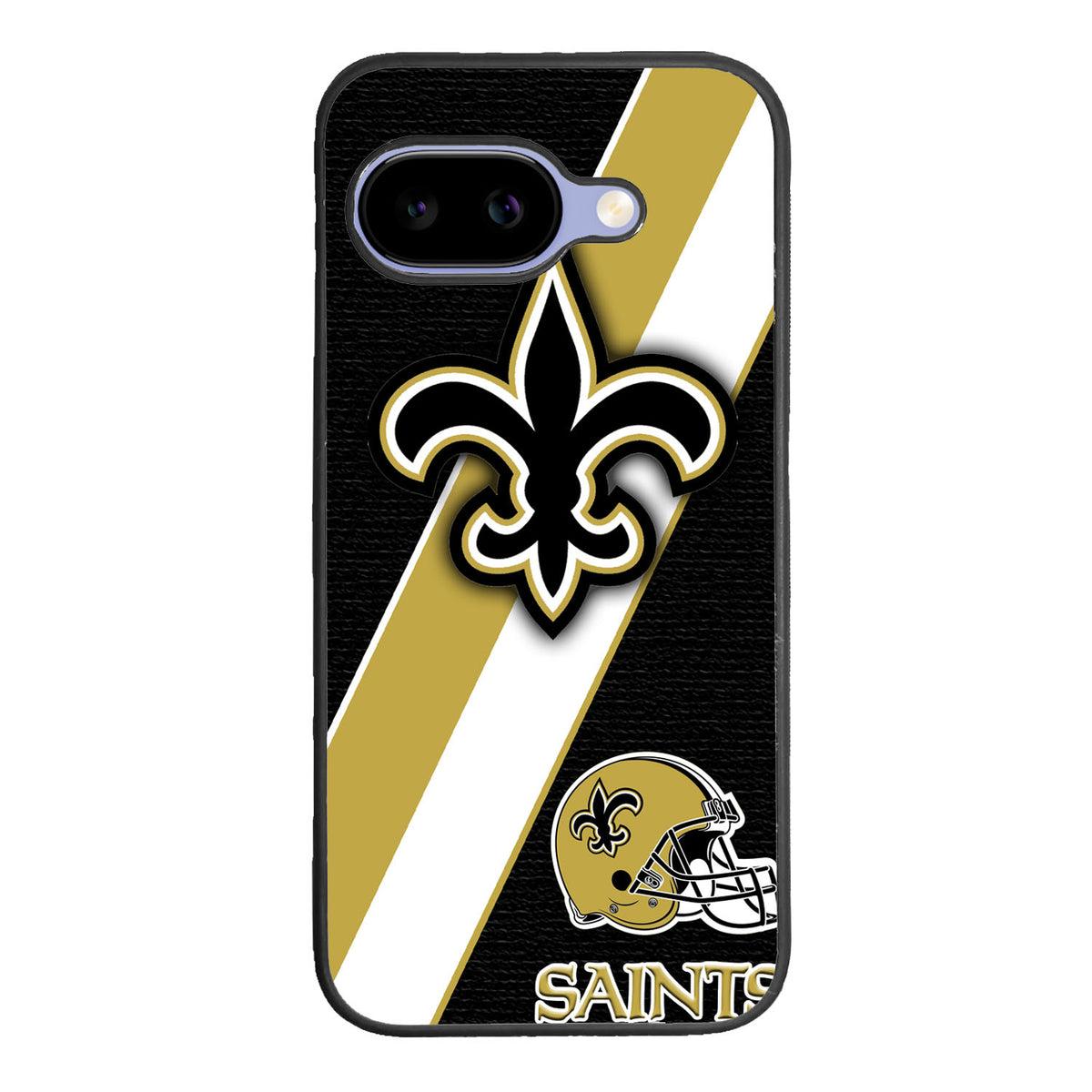 New Orleans Saints Black Old Gold Case Google Pixel 9A BC1804