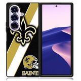 New Orleans Saints Black Old Gold Samsung Galaxy Z Fold 7 5G Case BC1804