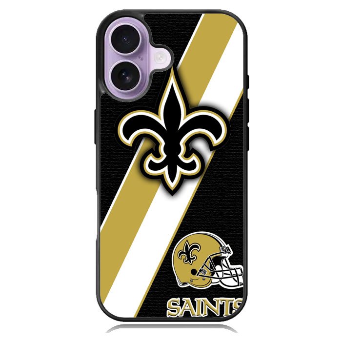 New Orleans Saints Black Old Gold iPhone 17 Case BC1804
