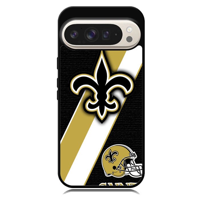 New Orleans Saints Black Old Gold Google Pixel 10 | Google Pixel 10 Pro Case BC1804