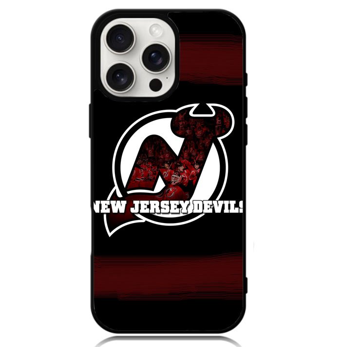 New Jersey Devils NHL Team Logo1 Case iPhone 16 Pro BC1805