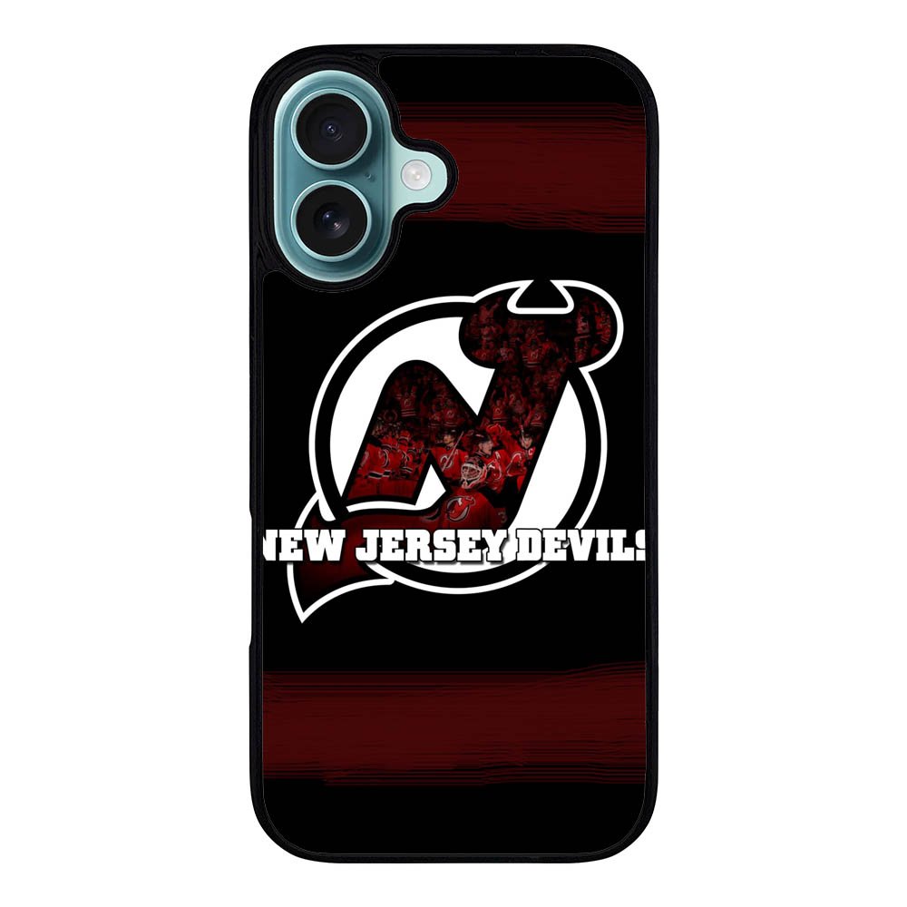 New Jersey Devils NHL Team Logo1 Case iPhone 16 Plus BC1805