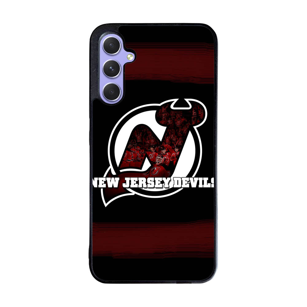 New Jersey Devils NHL Team Logo1 Case Samsung Galaxy A55 5G BC1805
