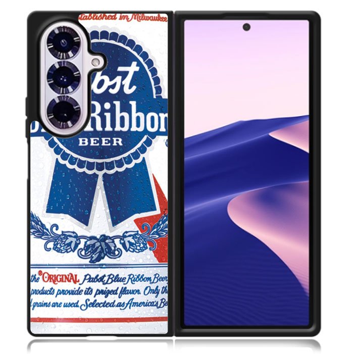 PABST BLUE RIBBON BEER CAN Samsung Galaxy Z Fold 7 5G Case BC1807