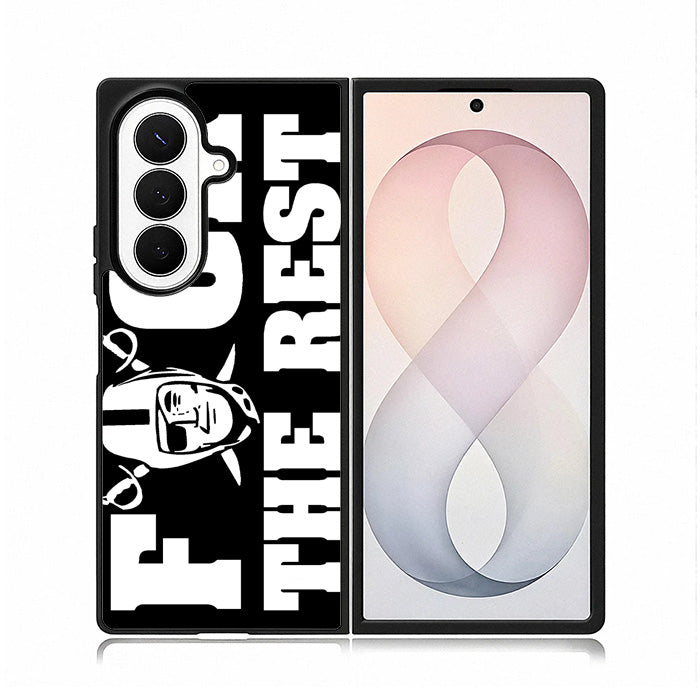 Oakland Raiders NFL Fuck The Rest Samsung Galaxy Z Fold 8 Ultra Case BC1811