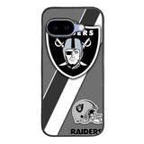 Oakland Raiders Black Gray Google Pixel 10A Case BC1812