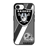 Oakland Raiders Black Gray iPhone 16e Case BC1812