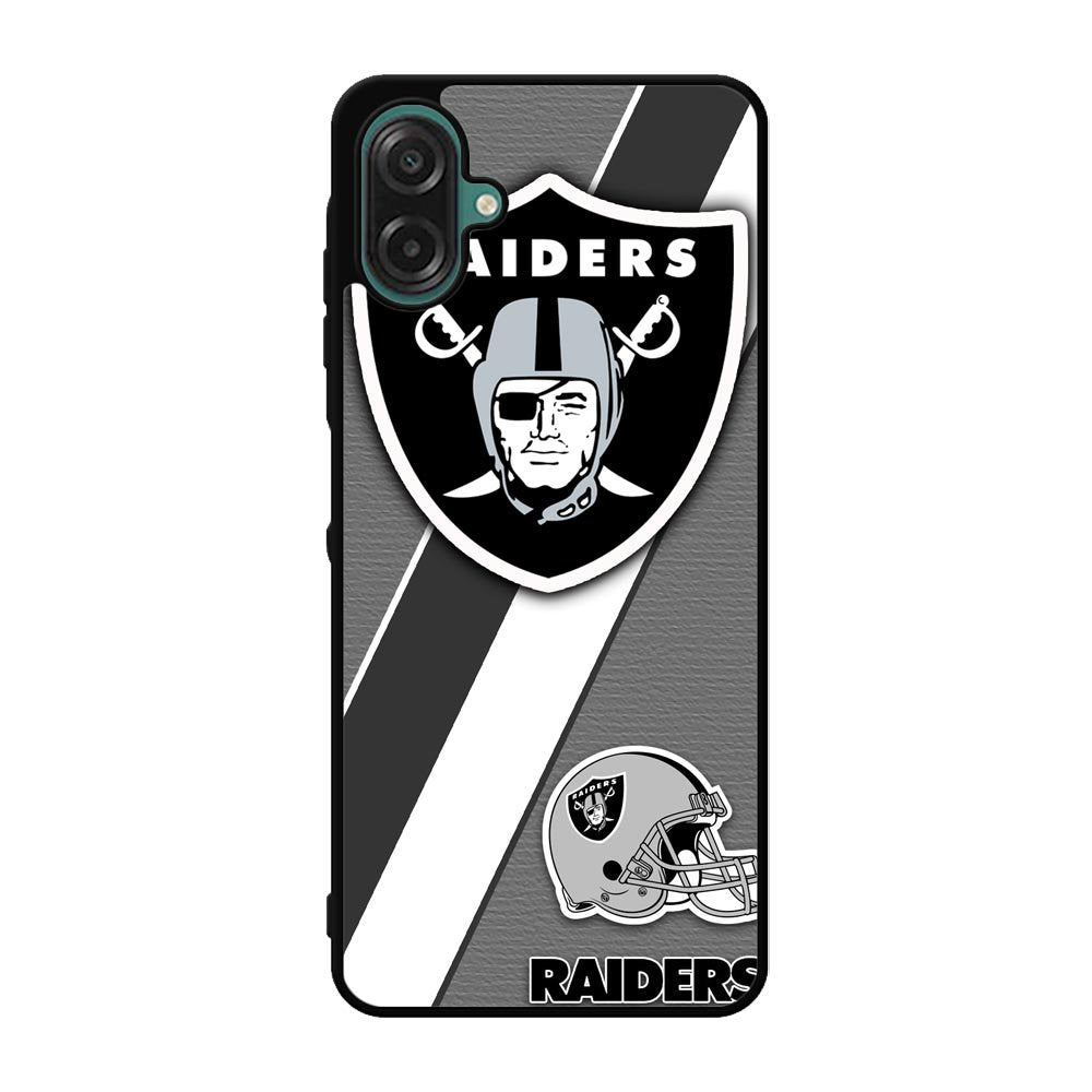 Oakland Raiders Black Gray Case Samsung Galaxy A07 BC1812