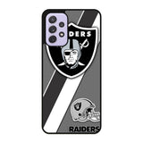 Oakland Raiders Black Gray Samsung Galaxy A23 5G Case BC1812