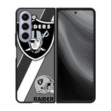 Oakland Raiders Black Gray Case Samsung Galaxy z Fold 5 5G BC1812