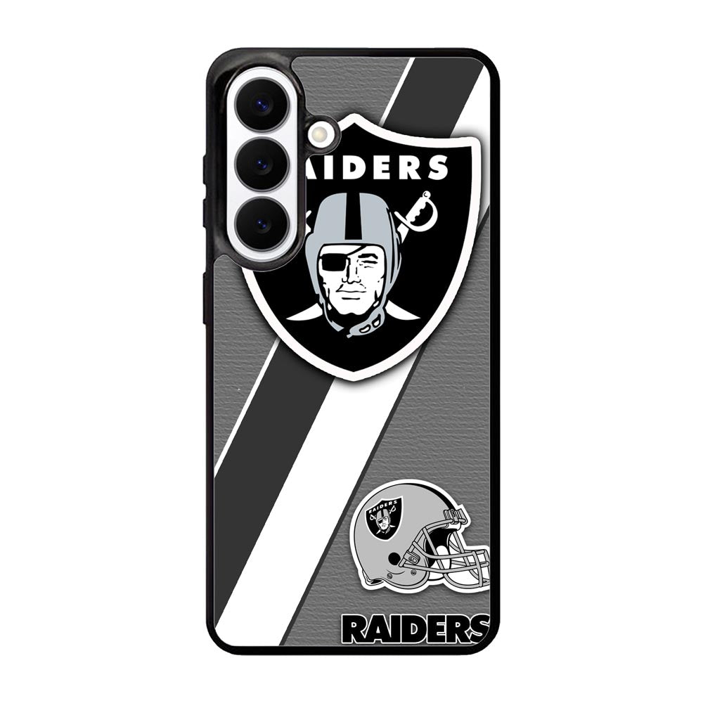 Oakland Raiders Black Gray Samsung Galaxy S26 Plus Case BC1812