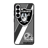 Oakland Raiders Black Gray Samsung Galaxy S26 Case BC1812