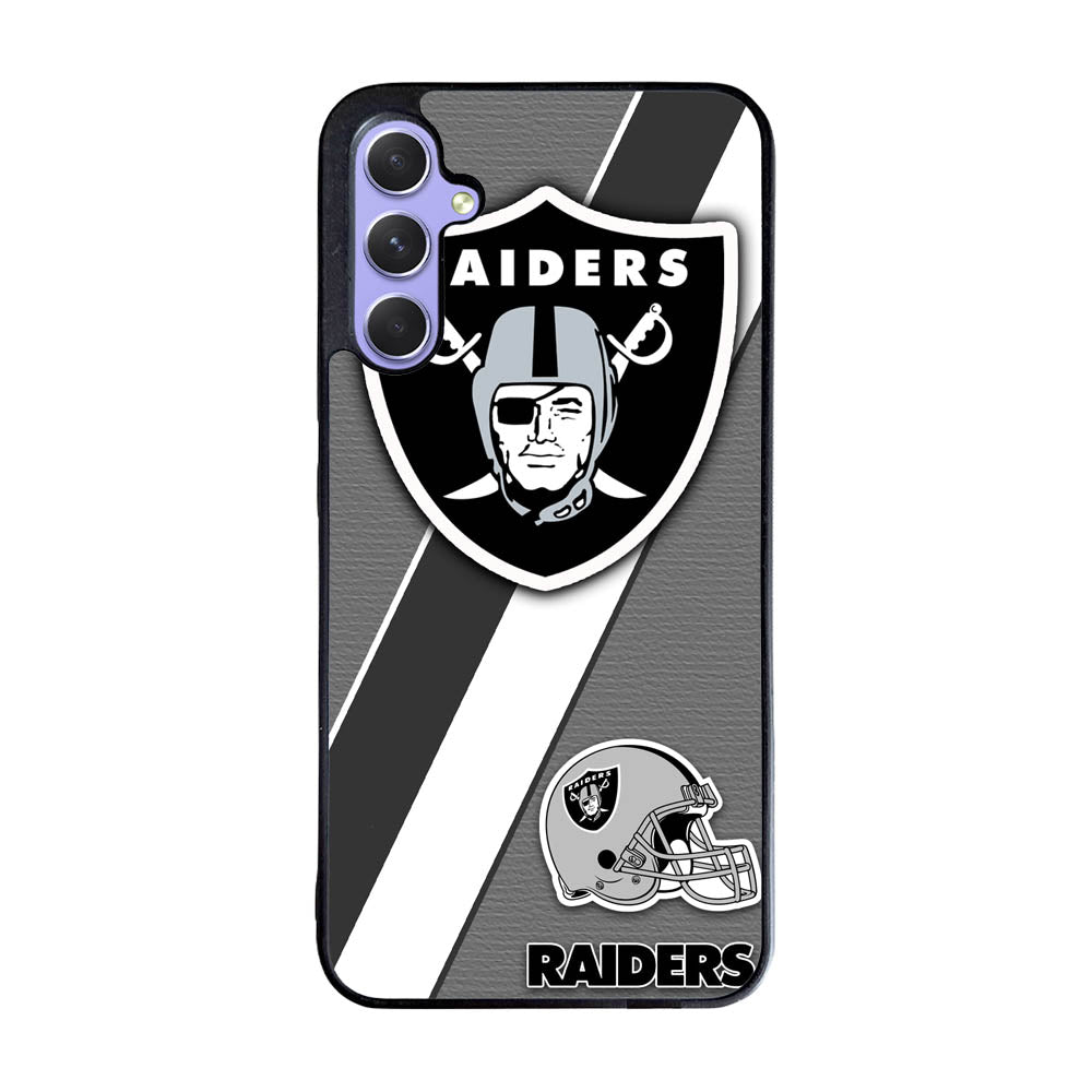 Oakland Raiders Black Gray Case Samsung Galaxy A55 5G BC1812