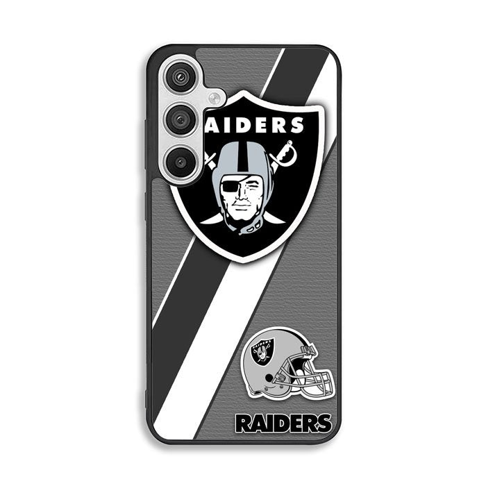 Oakland Raiders Black Gray Samsung Galaxy A26 Case BC1812