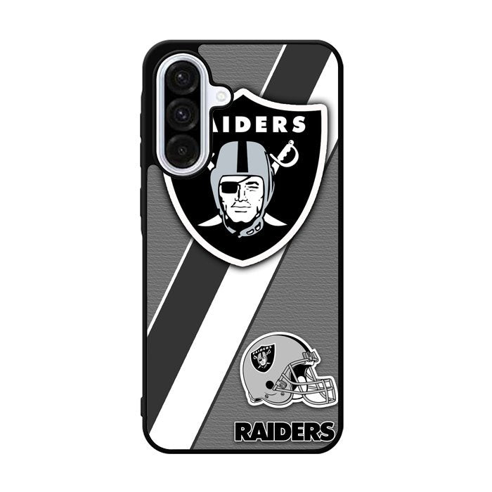 Oakland Raiders Black Gray Samsung Galaxy A36 Case BC1812