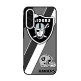 Oakland Raiders Black Gray Samsung Galaxy A36 Case BC1812