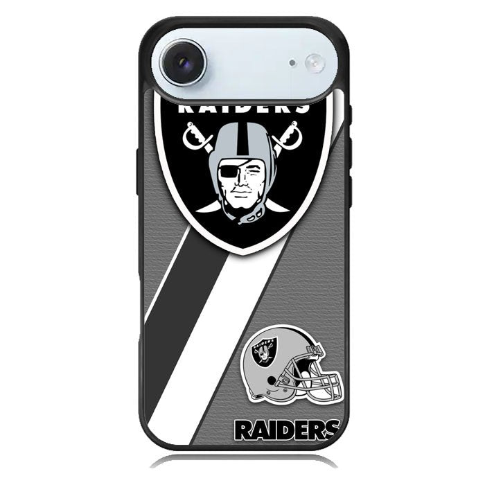 Oakland Raiders Black Gray iPhone 17 Air Case BC1812