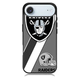 Oakland Raiders Black Gray iPhone 17 Air Case BC1812