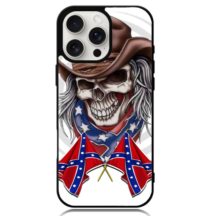 Rebel skull cowboy Case iPhone 16 Pro BC1957