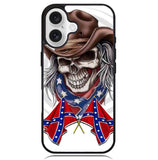 Rebel skull cowboy Case iPhone 16 BC1957