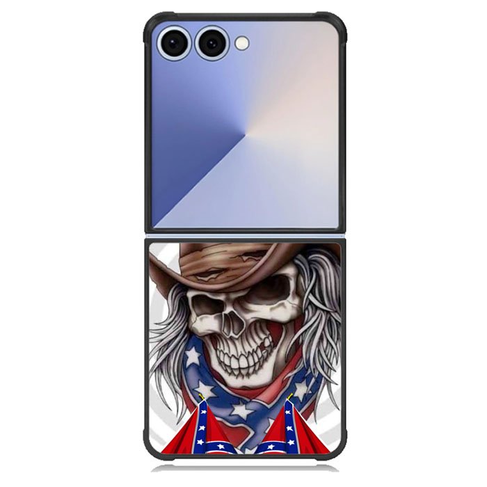 Rebel skull cowboy Samsung Galaxy Z Flip 7 Case BC1957